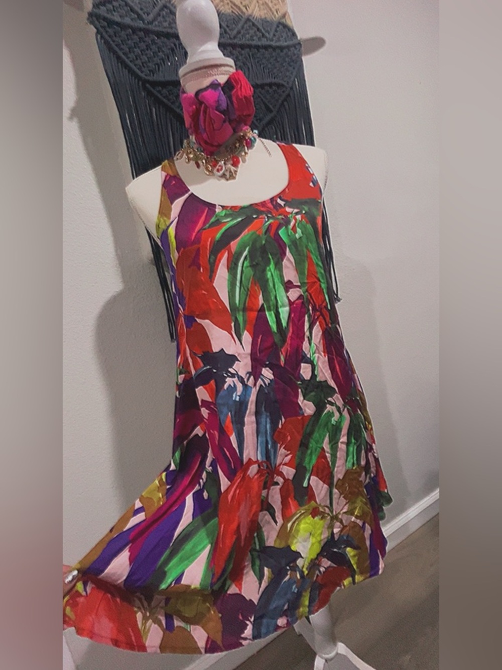 Trina Turk tropical vacation dress